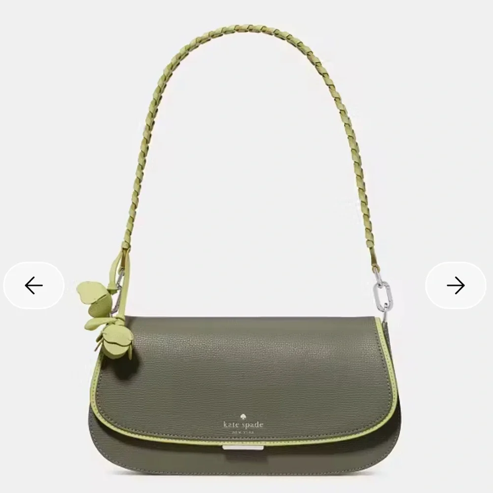 ♠️Kate Spade Quinn Floral Strap Shoulder Bag, Dusky Pine Multi & L-zip wallet